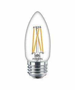 Light Bulbs Philips 5.5-Watt Warm Glow LED Decorative Bulb, 10/Carton (549345)