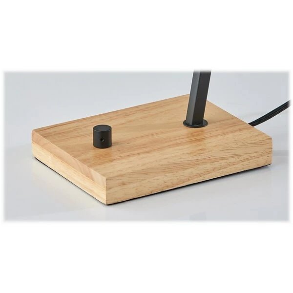 Desk Lamps Adesso Wren Incandescent Desk Lamp, 21", Natural Wood/Black (3846-01) 5 Desk Lamps Adesso Wren Incandescent Desk Lamp, 21", Natural Wood/Black (3846-01) - Image 3