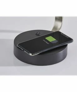 Table Lamps Adesso Louie AdessoCharge Table Lamp, Brushed Steel/Wood (3015-22) 8 Table Lamps Adesso Louie AdessoCharge Table Lamp, Brushed Steel/Wood (3015-22) -ADESSO-shop 5676BD21 0C77 4BD9 90BF63520C91C2D6 s7