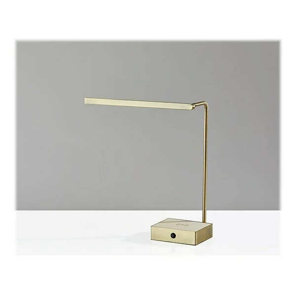 Desk Lamps Adesso Sawyer LED Desk Lamp, 24.5", Antique Brass/Cream (3039-21) 3 Desk Lamps Adesso Sawyer LED Desk Lamp, 24.5", Antique Brass/Cream (3039-21)