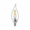 Light Bulbs Philips 3.3-Watt Warm Glow LED Decorative Bulb, 10/Carton (549543)