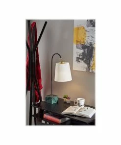 Table Lamps Adesso Hanover Table Lamp, Metal/Antique Brass (3398-01)