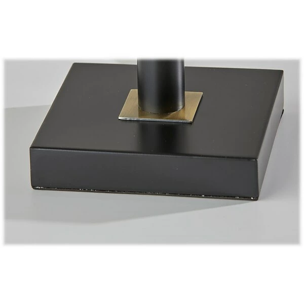 Floor Lamps Adesso Bryn 58" Wood/Antique Brass Floor Lamp With Cone Shade (3761-12) 8 Floor Lamps Adesso Bryn 58" Wood/Antique Brass Floor Lamp With Cone Shade (3761-12) - Image 6