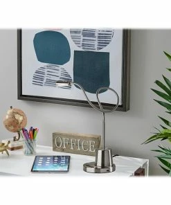 Desk Lamps Adesso Eternity LED Desk Lamp, 37.5", Brushed Steel (5027-22) -ADESSO-shop BD1CBC70 4007 484E 91521453B3F658D3 s7