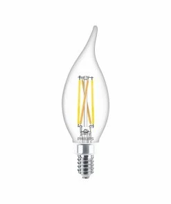 Light Bulbs Philips 2.3-Watt Warm Glow LED Decorative Bulb, 6/Carton (566653)