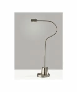 Desk Lamps Adesso Eternity LED Desk Lamp, 37.5", Brushed Steel (5027-22)