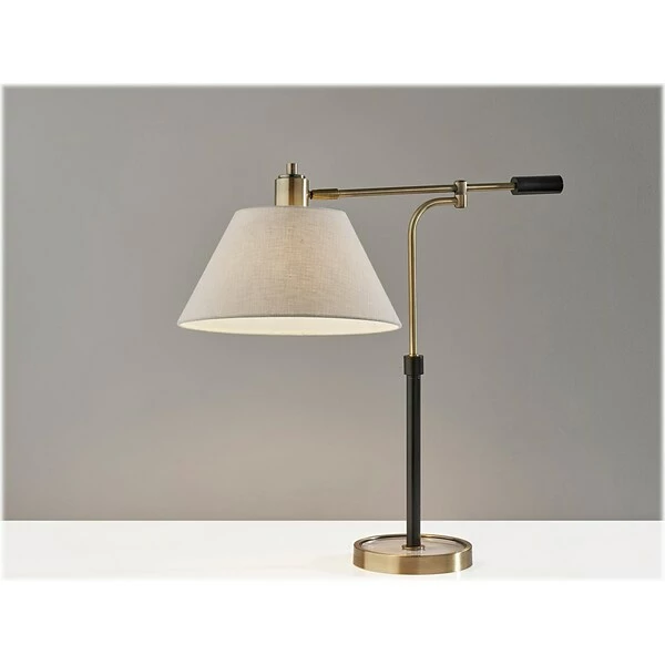 Table Lamps Adesso Bryson Table Lamp, Antique Brass/Metal (3597-21) 3 Table Lamps Adesso Bryson Table Lamp, Antique Brass/Metal (3597-21)