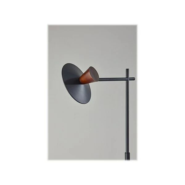 Floor Lamps Adesso Elmore 56" Metal/Wood Floor Lamp With Round Shade (5181-01) 6 Floor Lamps Adesso Elmore 56" Metal/Wood Floor Lamp With Round Shade (5181-01) - Image 4