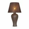 Table Lamps Simple Designs Texturized Curvy Ceramic Table Lamp, Brown Finish -ADESSO-shop m000086208 s7