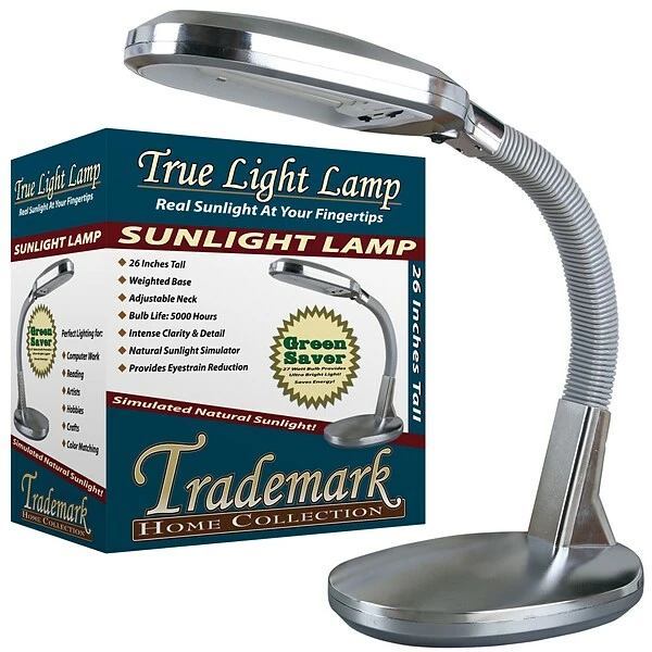 Trademark Global Desk Lamps Trademark Home™ 27 W Deluxe Sunlight Desk Lamp, Chrome 3 Trademark Global Desk Lamps Trademark Home™ 27 W Deluxe Sunlight Desk Lamp, Chrome