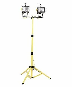 Work Lights Coleman® 1000 Watt 172-L14SLED Double Halogen Flood Light With Bulbs; Orange