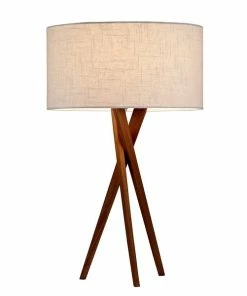 Adesso Home Table Lamps Adesso® Brooklyn 29.5"H Incandescent Table Lamp, Walnut ( 3226-15)