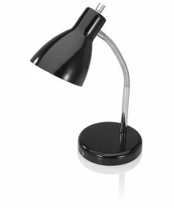 Desk Lamps V-LIGHT CFL Gooseneck Style Desk Lamp, Black Finish (VS100503BC)