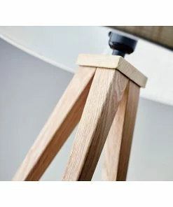 Adesso Home Table Lamps Adesso® Director 26.25"H Incandescent Table Lamp, Natural Wood (6423-12)