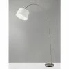 Adesso Home Floor Lamps Adesso® Goliath 83"H Arc Floor Lamp, Brushed Steel With Natural Linen Shade (5098-22) 2 Adesso Home Floor Lamps Adesso® Goliath 83"H Arc Floor Lamp, Brushed Steel With Natural Linen Shade (5098-22) -ADESSO-shop m007084441 s7