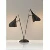 Adesso Home Desk Lamps Adesso® Draper Incandescent 2-Light Desk Lamp, 22"H, Black (3235-01) -ADESSO-shop m007084457 s7