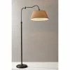Adesso Home Floor Lamps Adesso® Rodeo 61"H Antique Bronze Swing-Arm Floor Lamp With Khaki Burlap Shade (3349-26) -ADESSO-shop m007084463 s7