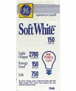 GE Light Bulbs SLI Supreme Lighting® Soft White Lightbulbs, 150-Watt, 1/Pack