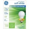 GE® Halogen Bulbs GE Halogen Bulb, 53 Watt, 1050 Lumen, A19, Soft White, 2/Pk -ADESSO-shop s0498193 s7