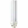 Fluorescent Bulb Philips Compact Fluorescent PL-C Lamp, 18 Watts, 4-Pin, Neutral White, 10PK