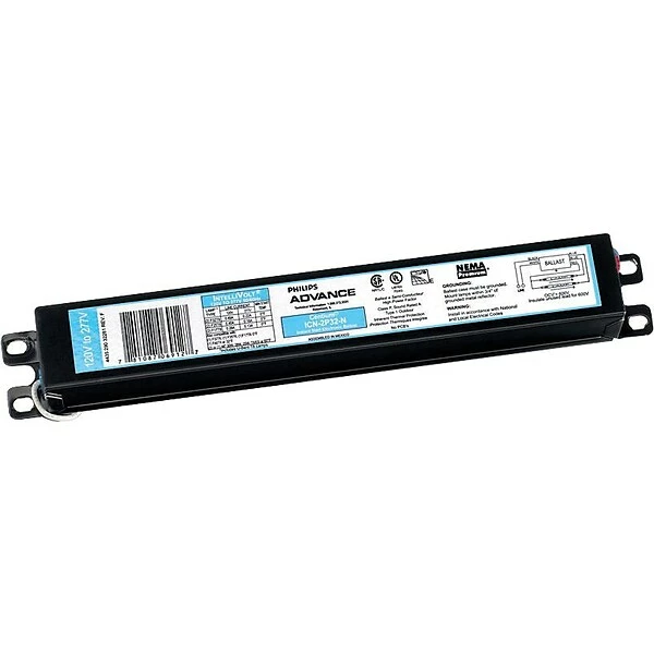 Fluorescent Bulb Philips Centium Electronic Ballast For T8 Linear Lamps, 2 Lamp, 10PK 3 Fluorescent Bulb Philips Centium Electronic Ballast For T8 Linear Lamps, 2 Lamp, 10PK