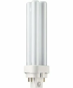 Fluorescent Bulb Philips Compact Fluorescent PL-C Lamp, 13 Watts, 4-Pin, Neutral White, 10PK