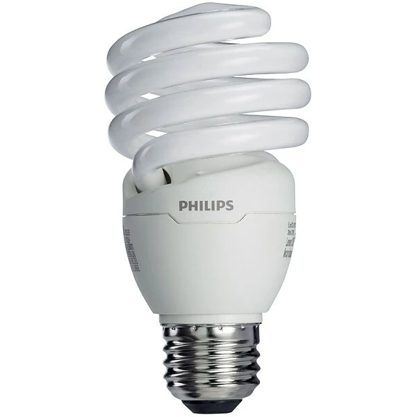 Fluorescent Bulb Philips Compact Fluorescent Twister Light Bulb, 23 Watts, Cool White, 6PK 3 Fluorescent Bulb Philips Compact Fluorescent Twister Light Bulb, 23 Watts, Cool White, 6PK