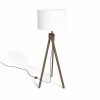 Floor Lamps Union & Scale™ Essentials 57.5" Wood Floor Lamp With Drum Shade (UN58021) -ADESSO-shop s1173849 s7