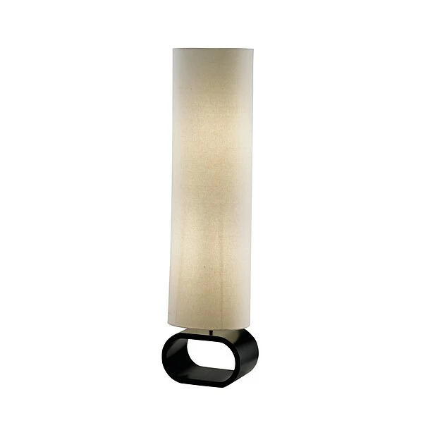 Adesso Home Floor Lamps Adesso® Harmony 47"H Floor Lamp, Black With Brown Burlap Shade (1520-18) 4 Adesso Home Floor Lamps Adesso® Harmony 47"H Floor Lamp, Black With Brown Burlap Shade (1520-18) - Image 2