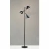 Adesso Home Floor Lamps Adesso® Draper 68"H Tree Floor Lamp, Black With Black Cone Shades (3236-01) 1 Adesso Home Floor Lamps Adesso® Draper 68"H Tree Floor Lamp, Black With Black Cone Shades (3236-01) -ADESSO-shop sp100028242 s7