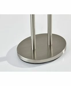 Adesso Home Floor Lamps Adesso® Duet 62"H Floor Lamp, Brushed Steel With Ivory Fabric Shade (4016-22) -ADESSO-shop sp100028255 s7