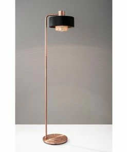 Adesso Home Floor Lamps Adesso® Bradbury 60"H Floor Lamp, Black And Brushed Copper With Black Shade (6049-20) -ADESSO-shop sp100028381 s7