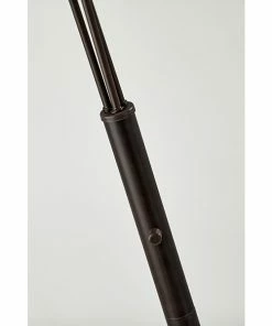 Adesso Home Floor Lamps Adesso® Maui 82"H Antique Bronze 3-Arm Arc Floor Lamp With Brown Barrel Shades (4026-26) 12 Adesso Home Floor Lamps Adesso® Maui 82"H Antique Bronze 3-Arm Arc Floor Lamp With Brown Barrel Shades (4026-26) -ADESSO-shop sp100562932 s7