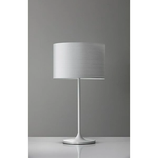 Adesso Home Table Lamps Adesso® Oslo Incandescant Table Lamp, White (6236-02) 5 Adesso Home Table Lamps Adesso® Oslo Incandescant Table Lamp, White (6236-02) - Image 3