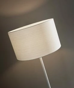 Adesso Home Floor Lamps Adesso® Oslo 60"H White Floor Lamp With White Japanese Paper Drum Shade (6237-02) 7 Adesso Home Floor Lamps Adesso® Oslo 60"H White Floor Lamp With White Japanese Paper Drum Shade (6237-02) -ADESSO-shop sp100563067 s7