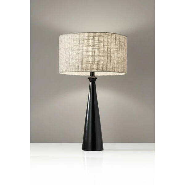 Adesso Home Table Lamps Adesso® Linda Incandescant Table Lamp, Black (1517-01) 5 Adesso Home Table Lamps Adesso® Linda Incandescant Table Lamp, Black (1517-01) - Image 3