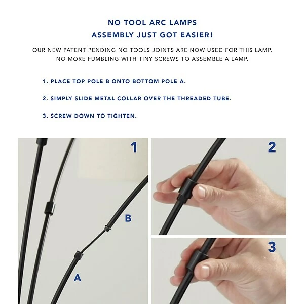 Adesso Home Floor Lamps Adesso® Maui 82"H Antique Bronze 3-Arm Arc Floor Lamp With Brown Barrel Shades (4026-26) 9 Adesso Home Floor Lamps Adesso® Maui 82"H Antique Bronze 3-Arm Arc Floor Lamp With Brown Barrel Shades (4026-26) - Image 7