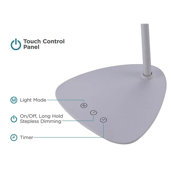 Desk Lamps Black & Decker Minimalist LED Desk Lamp, Matte (VLED1820-BD) 5 Desk Lamps Black & Decker Minimalist LED Desk Lamp, Matte (VLED1820-BD) - Image 3