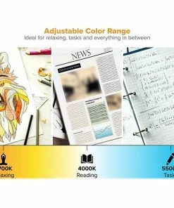 Desk Lamps Bostitch LED Desk Lamp, Matte (KTVLED1810-WHITE) 11 Desk Lamps Bostitch LED Desk Lamp, Matte (KTVLED1810-WHITE) -ADESSO-shop sp104815378 s7