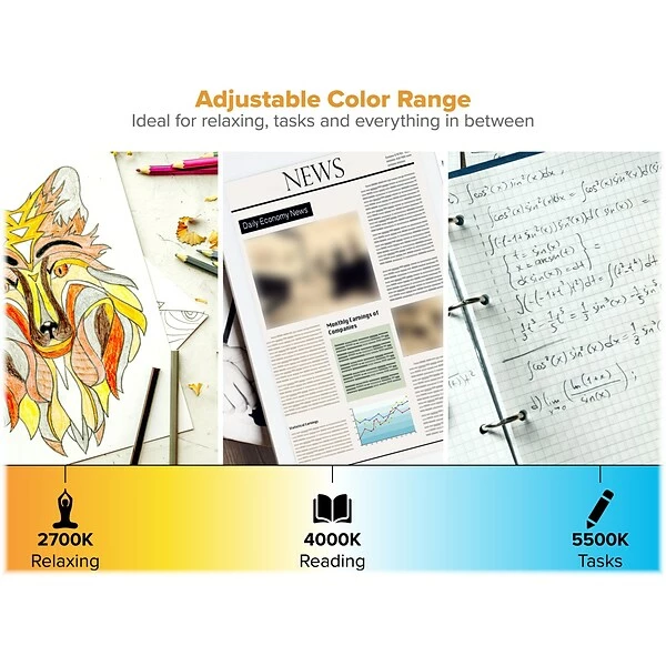 Desk Lamps Bostitch LED Desk Lamp, Matte (KTVLED1810-BLUE) 7 Desk Lamps Bostitch LED Desk Lamp, Matte (KTVLED1810-BLUE) - Image 5