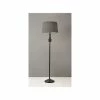 Floor Lamps Simplee Adesso Charles 60" Glossy Black Floor Lamp With Drum Shade (1572-01) 1 Floor Lamps Simplee Adesso Charles 60" Glossy Black Floor Lamp With Drum Shade (1572-01) -ADESSO-shop sp106141093 s7