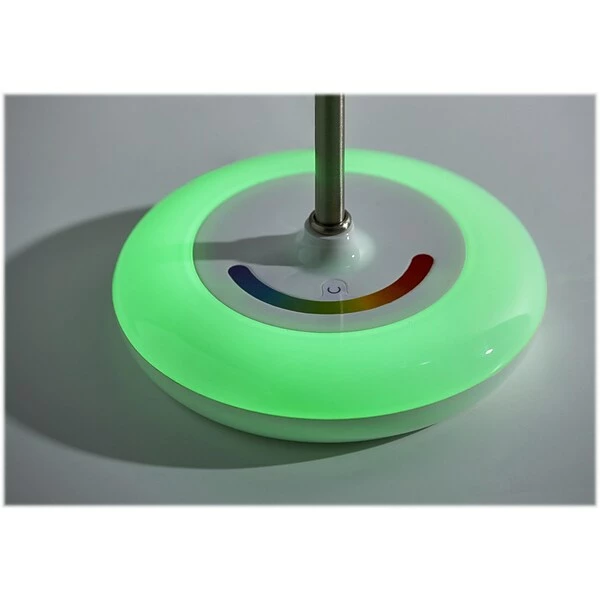 Table Lamps Simplee Adesso Mia Incandescent Table Lamp, White/Brushed Steel (SL4905-02) 9 Table Lamps Simplee Adesso Mia Incandescent Table Lamp, White/Brushed Steel (SL4905-02) - Image 7