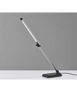 Desk Lamps Simplee Adesso Lennox LED Desk Lamp, 25", Matte Silver/Glossy Black (SL4903-01) 14 Desk Lamps Simplee Adesso Lennox LED Desk Lamp, 25", Matte Silver/Glossy Black (SL4903-01) -ADESSO-shop sp106467674 s7