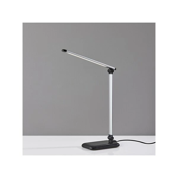 Desk Lamps Simplee Adesso Lennox LED Desk Lamp, 25", Matte Silver/Glossy Black (SL4903-01) 9 Desk Lamps Simplee Adesso Lennox LED Desk Lamp, 25", Matte Silver/Glossy Black (SL4903-01) - Image 7