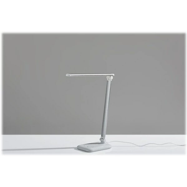 Desk Lamps Simplee Adesso Lennox LED Desk Lamp, 25", Matte Silver/Glossy White (SL4903-02) 3 Desk Lamps Simplee Adesso Lennox LED Desk Lamp, 25", Matte Silver/Glossy White (SL4903-02)