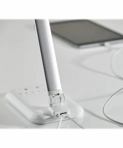 Desk Lamps Simplee Adesso Lennox LED Desk Lamp, 25", Matte Silver/Glossy White (SL4903-02) 12 Desk Lamps Simplee Adesso Lennox LED Desk Lamp, 25", Matte Silver/Glossy White (SL4903-02) -ADESSO-shop sp106467681 s7