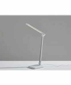 Desk Lamps Simplee Adesso Lennox LED Desk Lamp, 25", Matte Silver/Glossy White (SL4903-02) 13 Desk Lamps Simplee Adesso Lennox LED Desk Lamp, 25", Matte Silver/Glossy White (SL4903-02) -ADESSO-shop sp106467682 s7