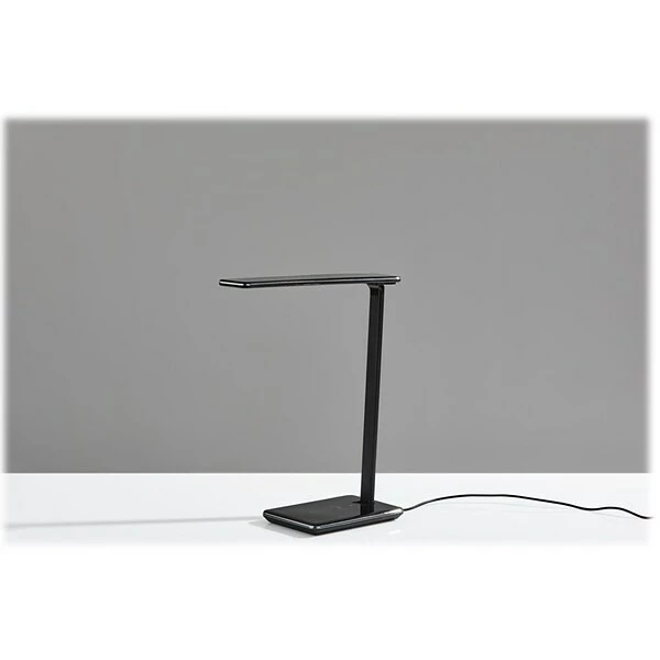 Desk Lamps Simplee Adesso Declan AdessoCharge LED Desk Lamp, 16", Glossy Black (SL4904-01) 3 Desk Lamps Simplee Adesso Declan AdessoCharge LED Desk Lamp, 16", Glossy Black (SL4904-01)