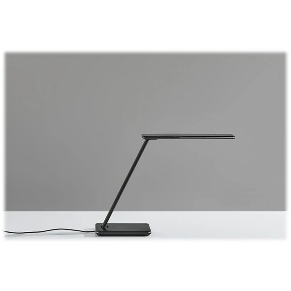 Desk Lamps Simplee Adesso Declan AdessoCharge LED Desk Lamp, 16", Glossy Black (SL4904-01) 4 Desk Lamps Simplee Adesso Declan AdessoCharge LED Desk Lamp, 16", Glossy Black (SL4904-01) - Image 2
