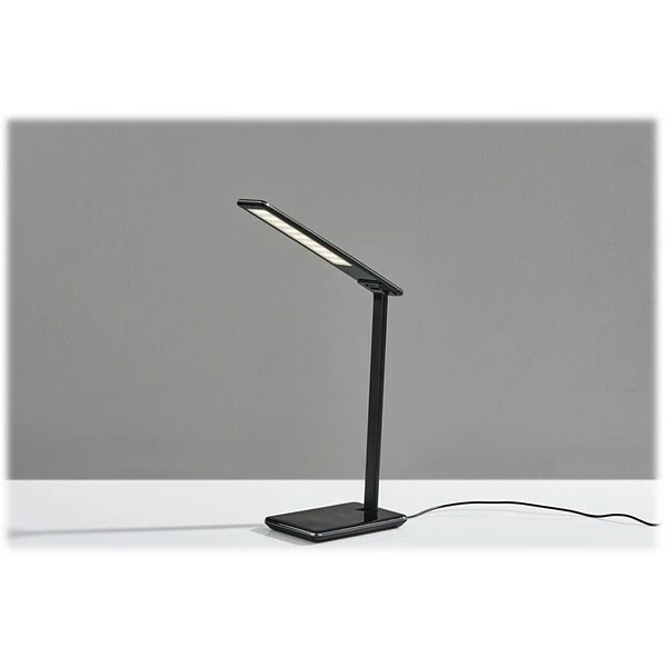 Desk Lamps Simplee Adesso Declan AdessoCharge LED Desk Lamp, 16", Glossy Black (SL4904-01) 7 Desk Lamps Simplee Adesso Declan AdessoCharge LED Desk Lamp, 16", Glossy Black (SL4904-01) - Image 5